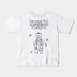 Astronaut Logo with black lines Kids T-Shirt